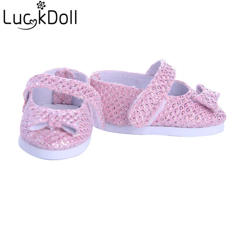 

LUCKDOLL Fashion Shoes For 14.5-inch Dolls Wellie Wishers Clothes Accessories, Girl's Toys, Generation, Birthday Gift