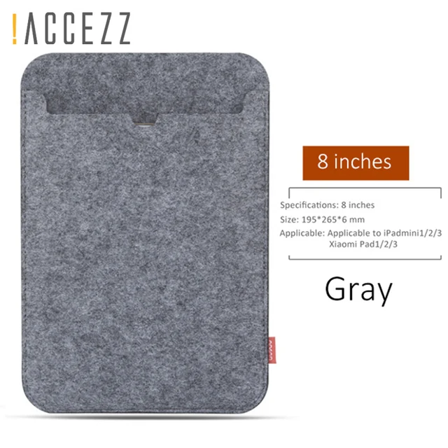 Best Price Universal Tablet Sleeve 8 inch Cases For iPad Mini 1/2/3/4 Protective Thin Cover 10.5inch For Air 1/2 Pro 9.7/10.5 2017 Fundas