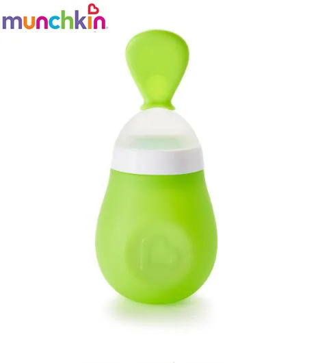 Munchkin Blue Squeezing Spoon Easy Baby Eating Food Unscrew Spoon Facilitate Loading Cleaning Cover Lid Keep Clean Avoid Mess Munchkin Blue Squeezing Spoon Easy Baby Eating Food Unscrew Spoon Facilitate Loading Cleaning Cover Lid Keep Clean Avoid Mess