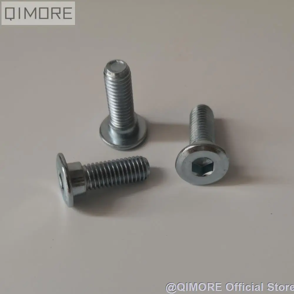 

3 pieces of Scooter Brake Rotor Brake Disc Bolt / Screw M8x25 (with 10mm step)