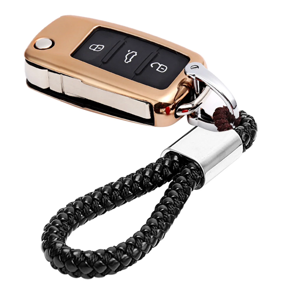 LEEPEE чехол для ключей от реального автомобиля, защитный чехол для ключей с цепочкой для ключей, автомобильные аксессуары, Стайлинг автомобиля