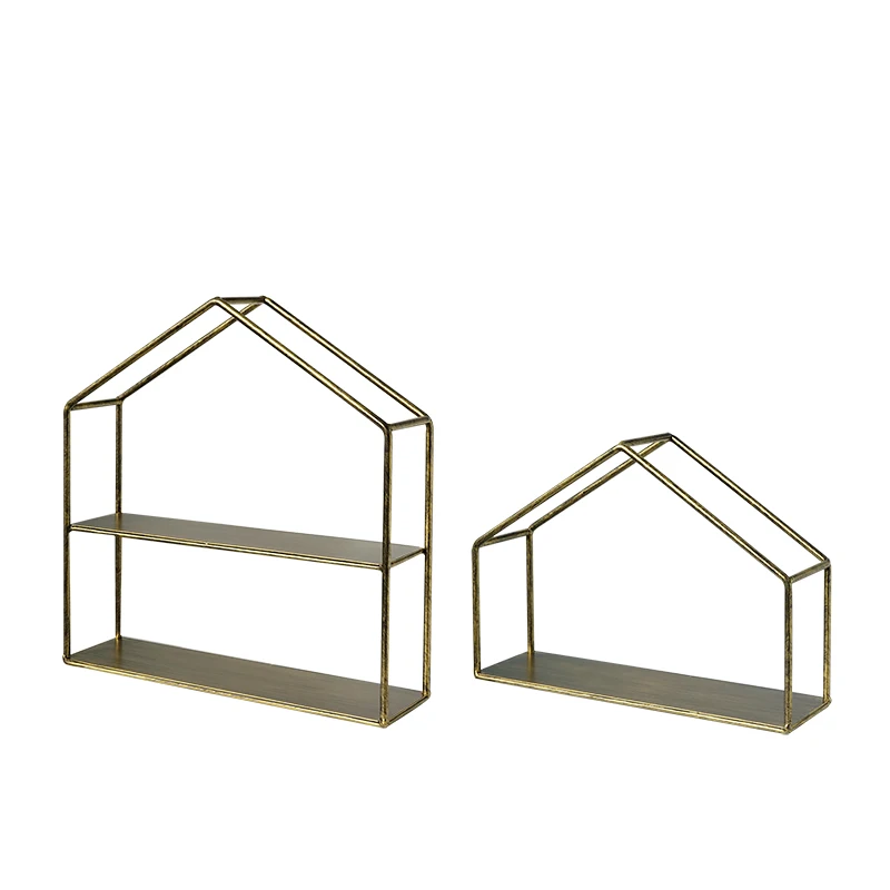  SWEETGO Gold storage racks decorating for wedding dessert table home decoration perfume display Gre