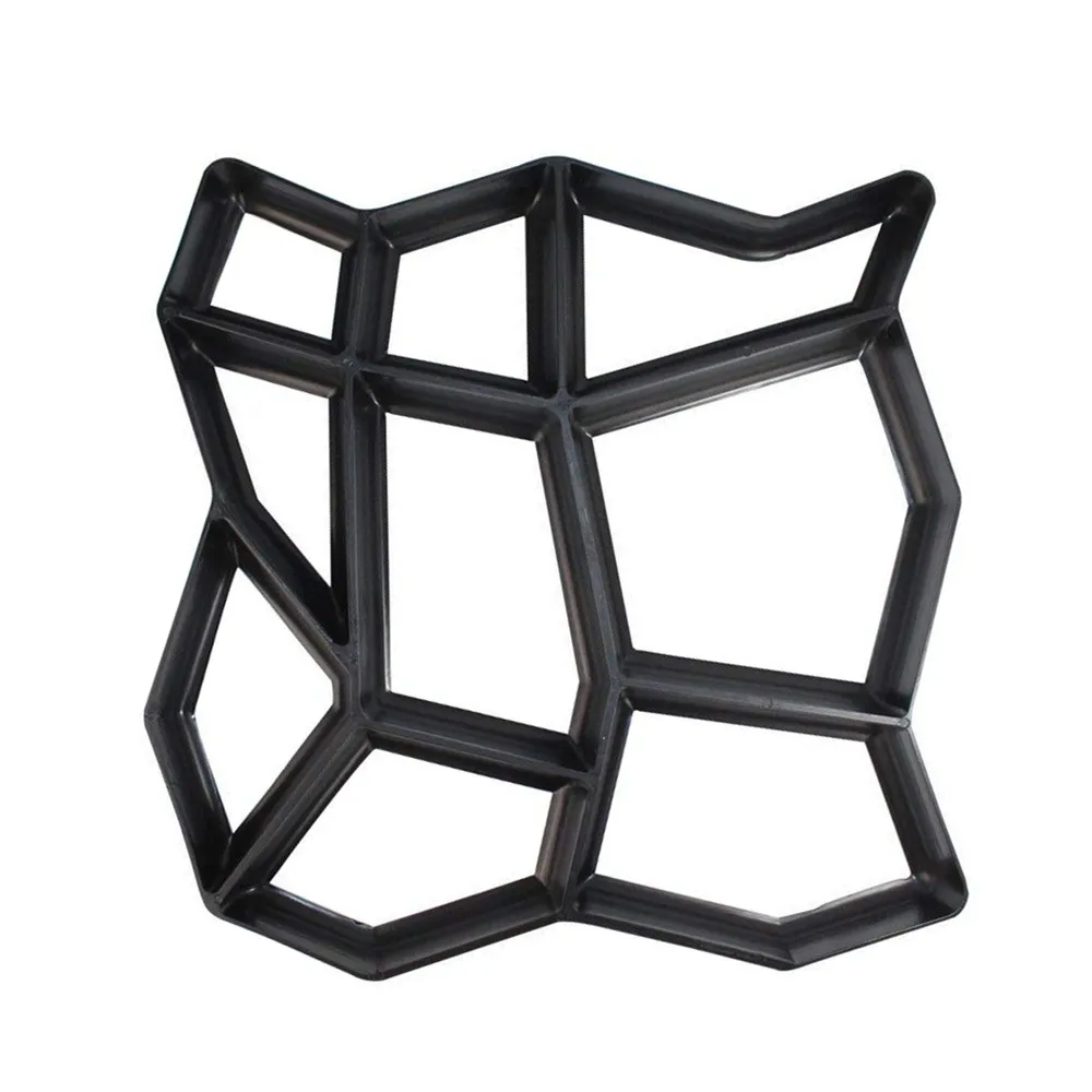 

2019 DIY Plastic Path Maker Mold Reusable Concrete Cement Stone Design Paver Walk Mould Paving Molds Slicer Cutting