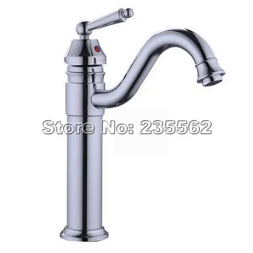 

Modern New Single Handle Chrome Kitchen Swivel Bathroom Basin Sink Faucet Mixer Tap Cnf029