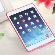 10 шт оптом устойчивый к царапинам Прозрачный жесткий чехол для apple ipad mini mini2 TPU бампер С Пылезащитным штекером