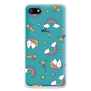 

Stand case costume drawing Unicorns Frozen WP009 for Wiko Sunny 3