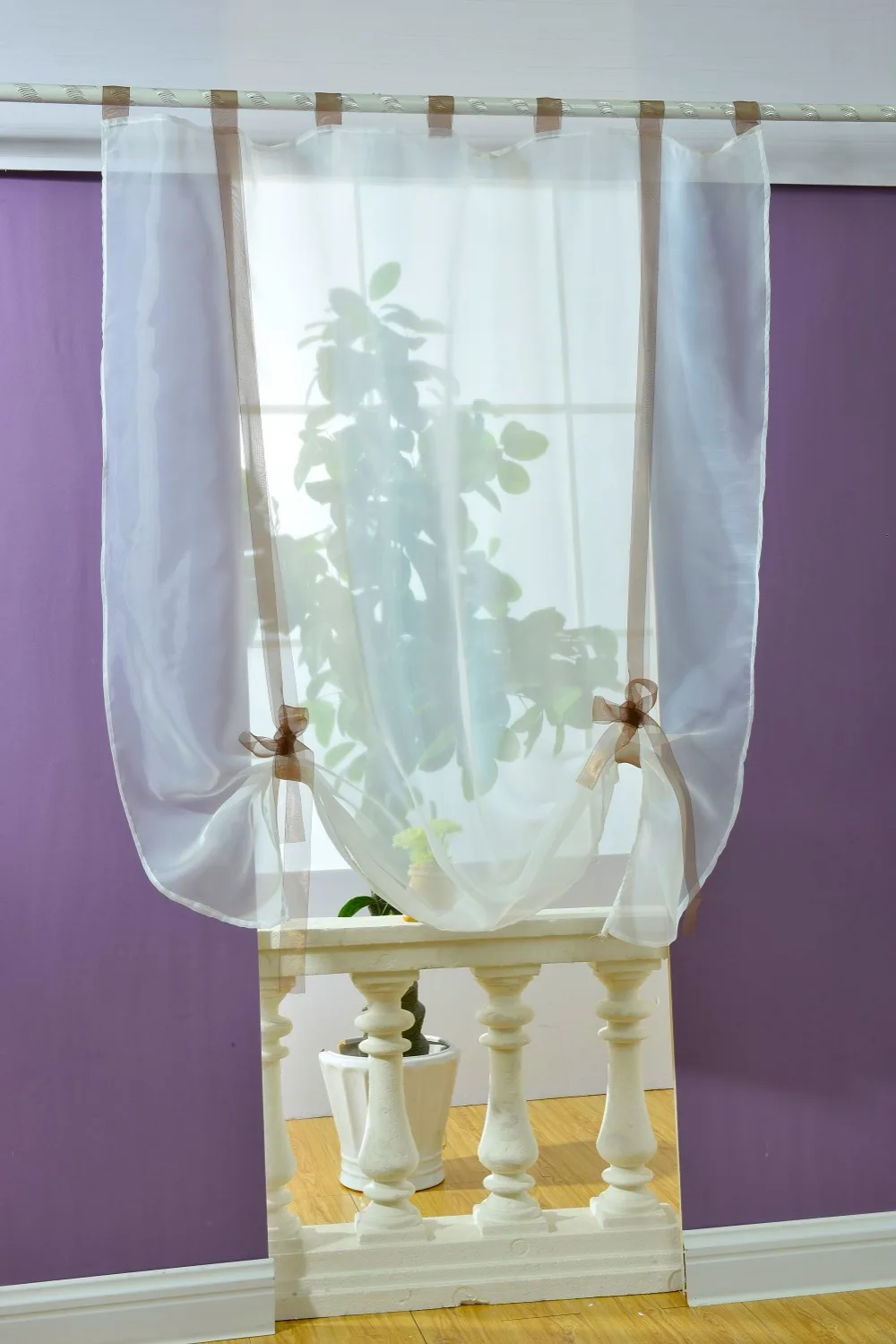 2018 roller blind tulle curtains tulle Sheers kitchen curtains window roman curtains for living