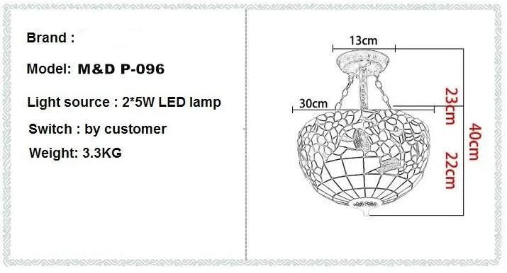 Tiffany Lamp P096 