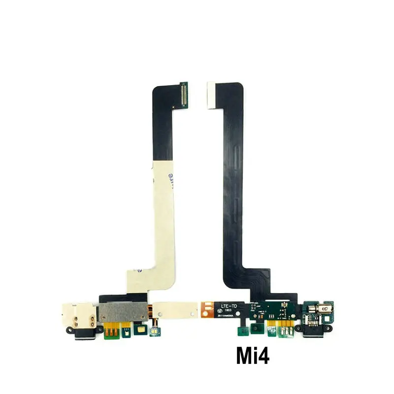 Микрофонный модуль+ USB плата с зарядным портом, гибкий кабель, соединительные части для Xiaomi Mi4 Mi4C Mi4i Mi4S, замена - Цвет: Mi4