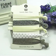 Волос пользовательские карты Дизайн логотип Форма высечки 1 лот = 1000 шт. зажим для волос пользовательские карты