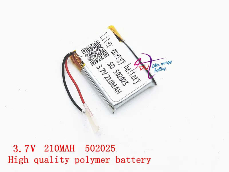 3.7V 210mah 502025 Liter energy battery Lithium polymer Battery With Protection Board For MP3 MP4 MP5 GPS Digital Products 3.7V 210mah 502025 Liter energy battery Lithium polymer Battery With Protection Board For MP3 MP4 MP5 GPS Digital Products