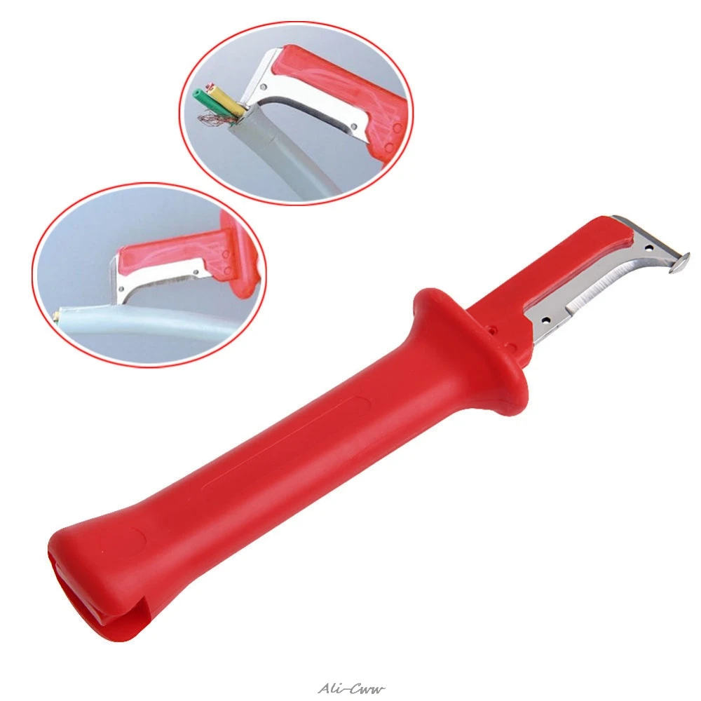 Нож для зачистки кабеля запатентованный крюк фиксированное лезвие для зачистки проводов