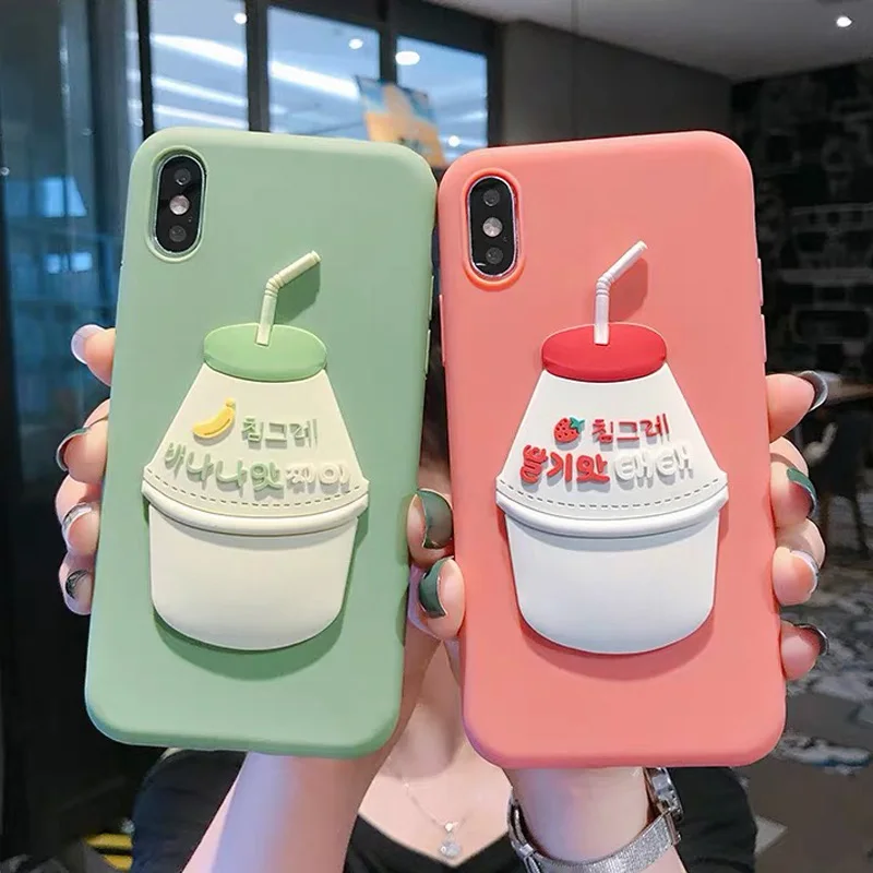 

sFor Samsung A10 A20 A30 A40 A50 A70 3D Banana Strawberry Patterned Slim Thin Candy Color Matte Soft TPU Phone Case Cover Fundas