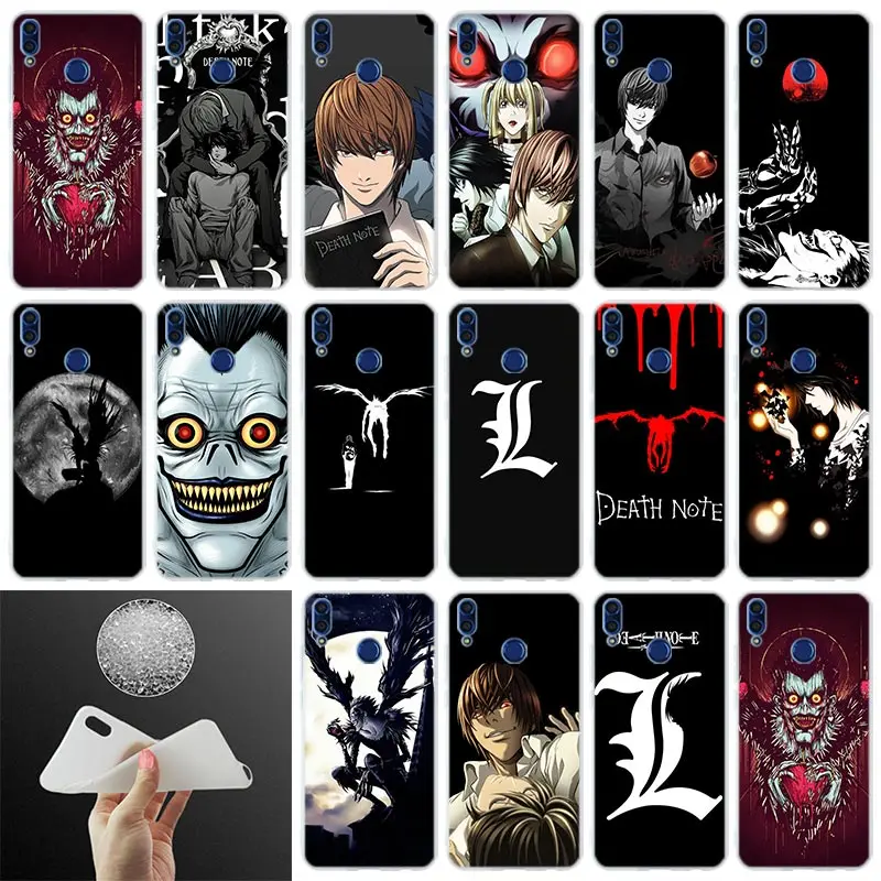 

Cover Phone Case Anime Manga Death Note Notebook For Huawei Honor 10i 9i Lite 8a 8x max 8c 7x 7a pro 6x V20 Paly Soft