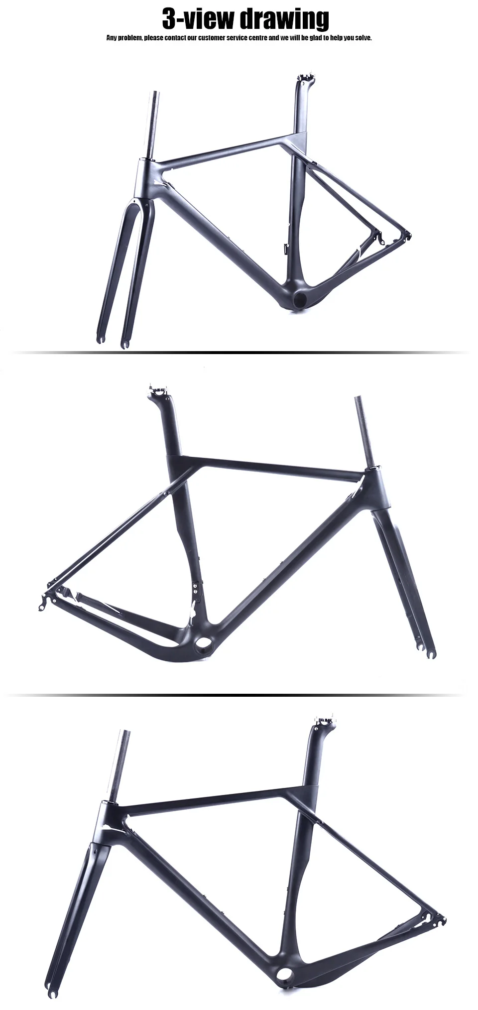 Clearance 2019 Full Carbon gravel frame Thru axle Di2 Gravel Bicycle Frame Disc Bike axle 142*12 or 135*9 XS/S/M/L/XL 9 Clearance 2019 Full Carbon gravel frame Thru axle Di2 Gravel Bicycle Frame Disc Bike axle 142*12 or 135*9 XS/S/M/L/XL 9
