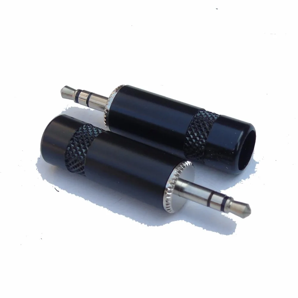 High Quality 50pcs Copper 3.5mm Male Plug Stereo Audio Jack soldering