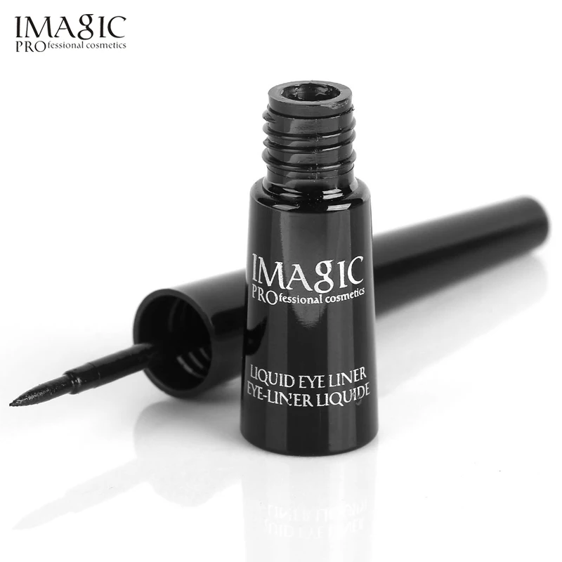IMAGIC الأسود محدد العيون السائل مقاوم للمياه القلم المكياج العين الجمال أساسيات كحل مستحضرات التجميل العين قلم تحديد