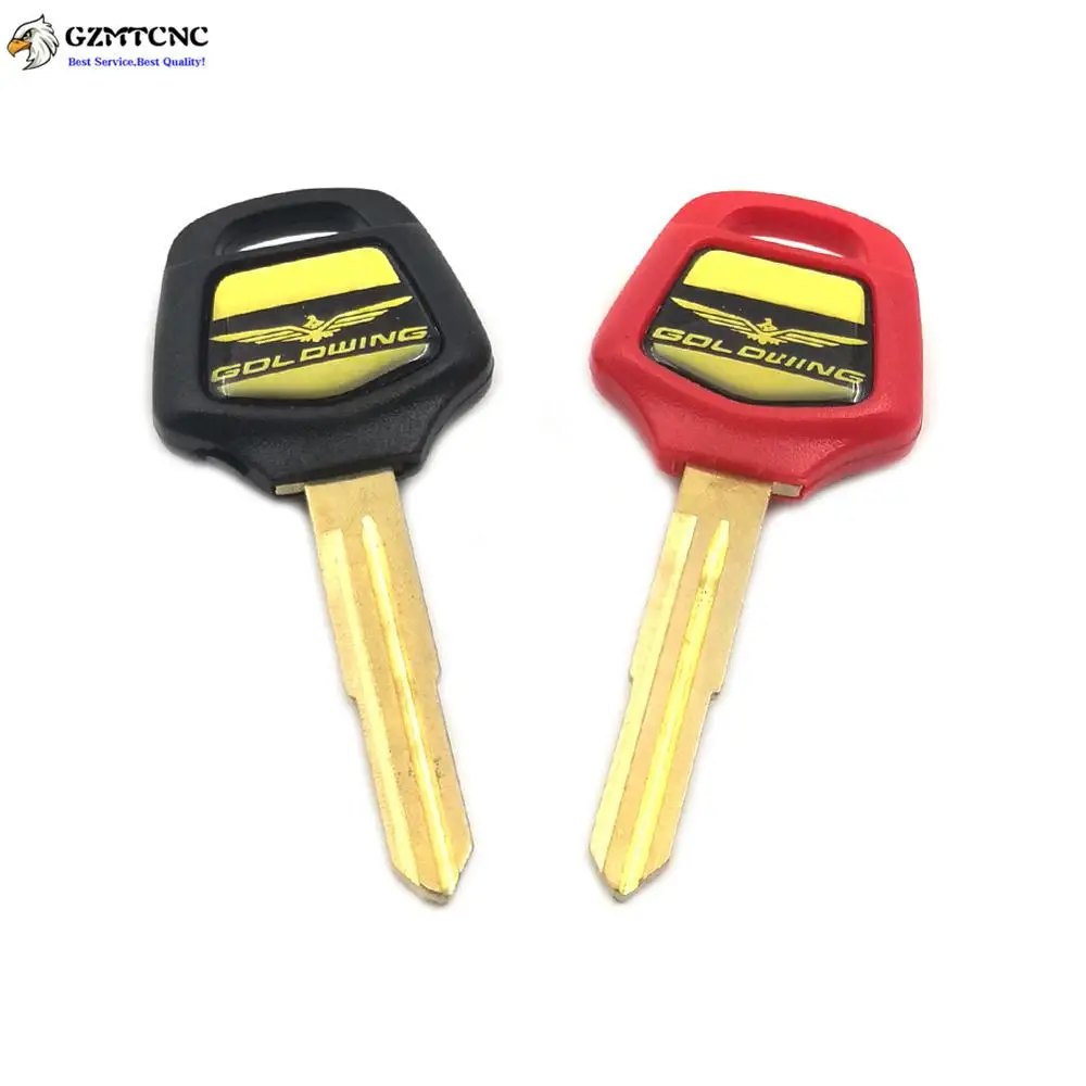

GL1800 Embryo Blank Keys For Honda GL 1800 1800 Goldwing Motorcycle Accessories Can install chips Motor bike Moto Part