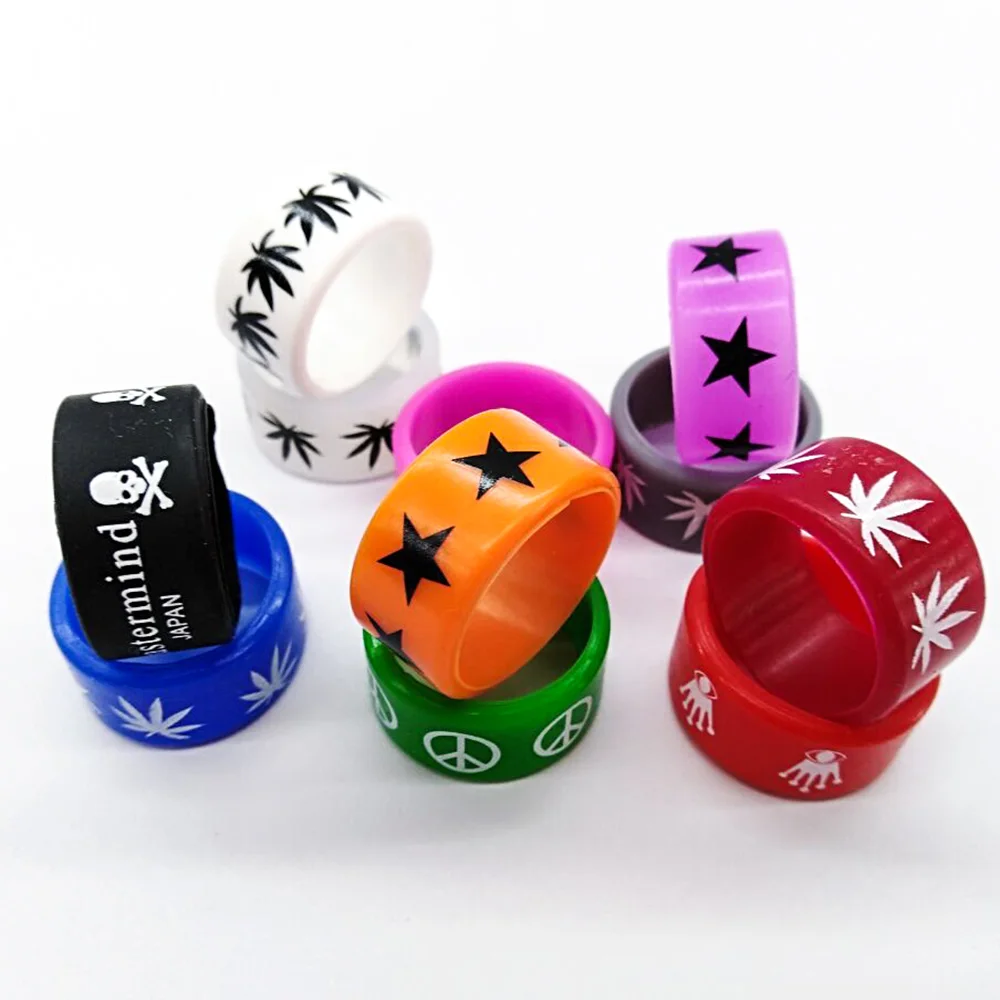

Random 5pcs Silicone Rubber Vape Ring Decorative Band Non Slip for E-cigarette Mod Atomizer DIY Decorative Protection