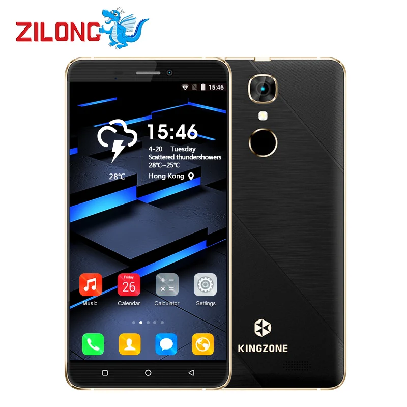 bilder für KINGZONE S20 Fingerprint Smartphone 3000 mAh 1 GB + 16 GB 5,5 zoll Bildschirm Android 6.0 MT6580 Quad Core 1,3 GHz GPS Handy bilder für KINGZONE S20 Fingerprint Smartphone 3000 mAh 1 GB + 16 GB 5,5 zoll Bildschirm Android 6.0 MT6580 Quad Core 1,3 GHz GPS Handy