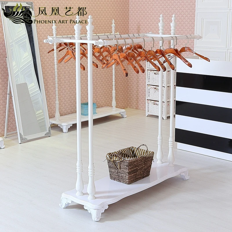 Phoenix Arts have floor-clothing store clothing rack in the island shelf display racks wrought iron wall | Мебель