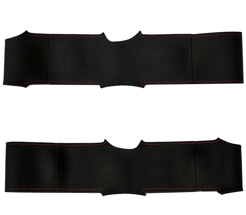 MEWANT for Chevrolet Niva 2009 2010 2011 2012 2013 2014 2015 2016 2017 Black Artificial Leather Auto Steering Wheel Covers Accessori