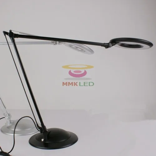 НЛО творческих складной алюминиевый светодиодный настольная лампа 8 Вт LED глаз студенты работают чтения спальня ночники AC110-240V, 40+ 40 см