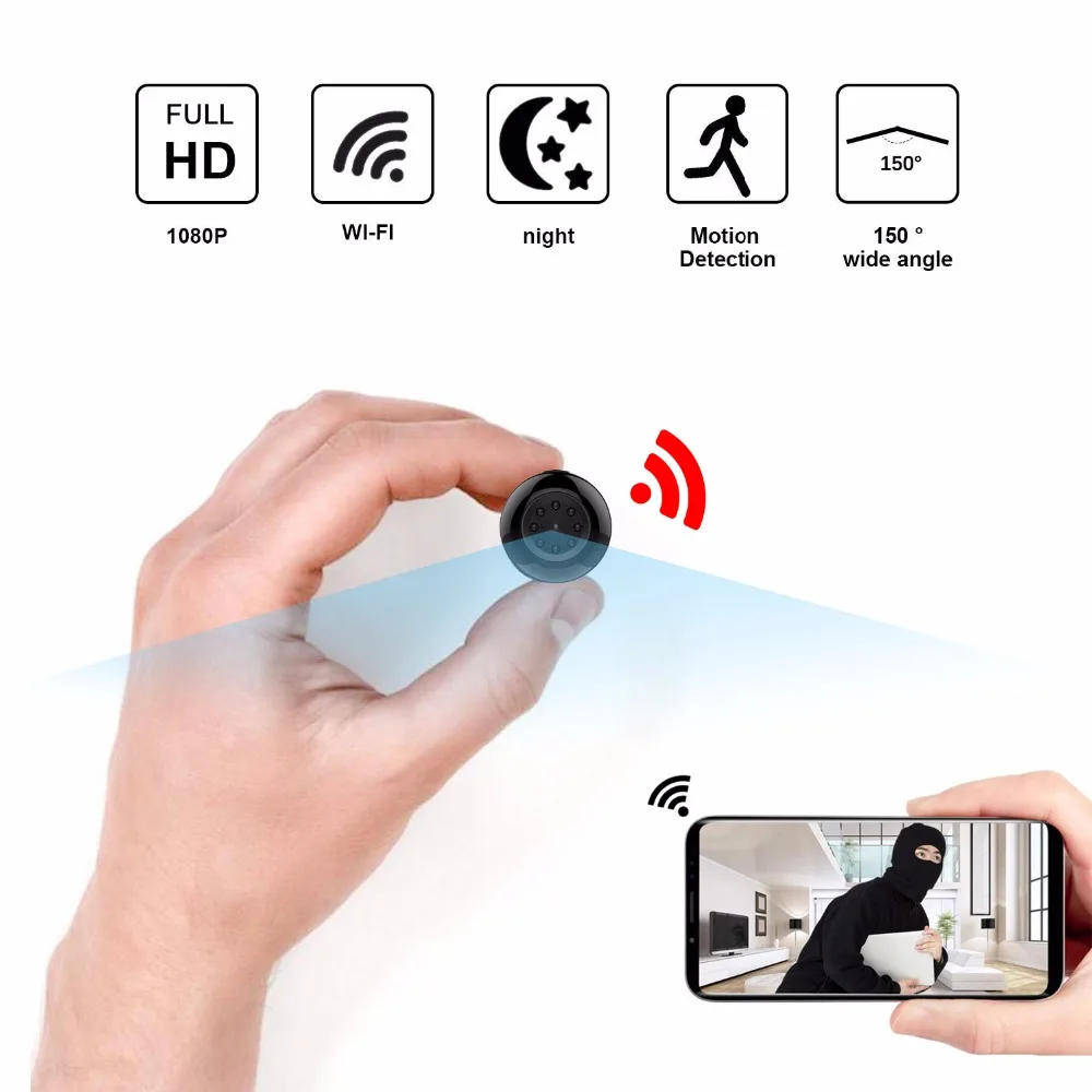 Wifi Mini Camera HD 1080P Night Vision Micro Camcorder Motion Detection Home Security DV Video Recorder Surveillance camera