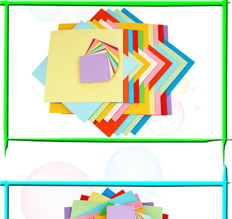 100 шт разноцветная одноцветная бумага с оригами, складывающаяся квадратная бумага s, ручная работа, скрапбукинг, открытки, подарочные украшения для рукоделия
