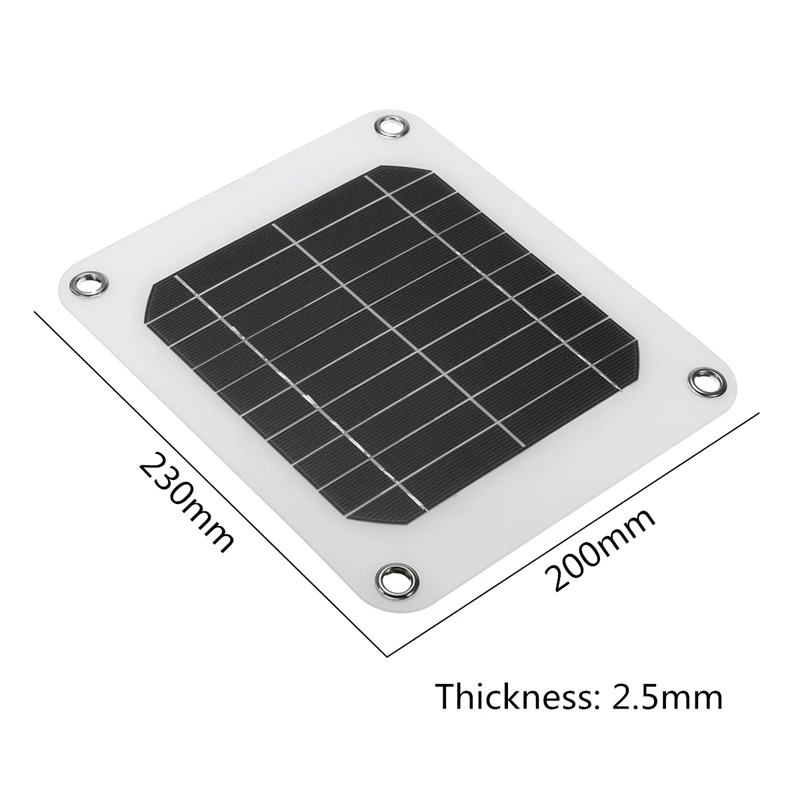 

BUHESHUI Hot Sale 5W 5V Monocrystalline Solar Panel Charger Portable Solar Cell Charger Waterproof 3PCS/Lot Free Shipping
