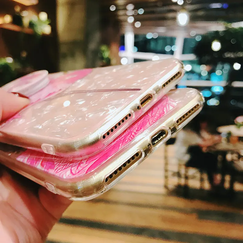 NFH Glitter funda de teléfono 8 7 para iPhone 6 Plus carcasa de flamenco para iPhone en X 8 7 6 funda trasera de silicona TPU suave 6 S Plus NFH Glitter funda de teléfono 8 7 para iPhone 6 Plus carcasa de flamenco para iPhone en X 8 7 6 funda trasera de silicona TPU suave 6 S Plus
