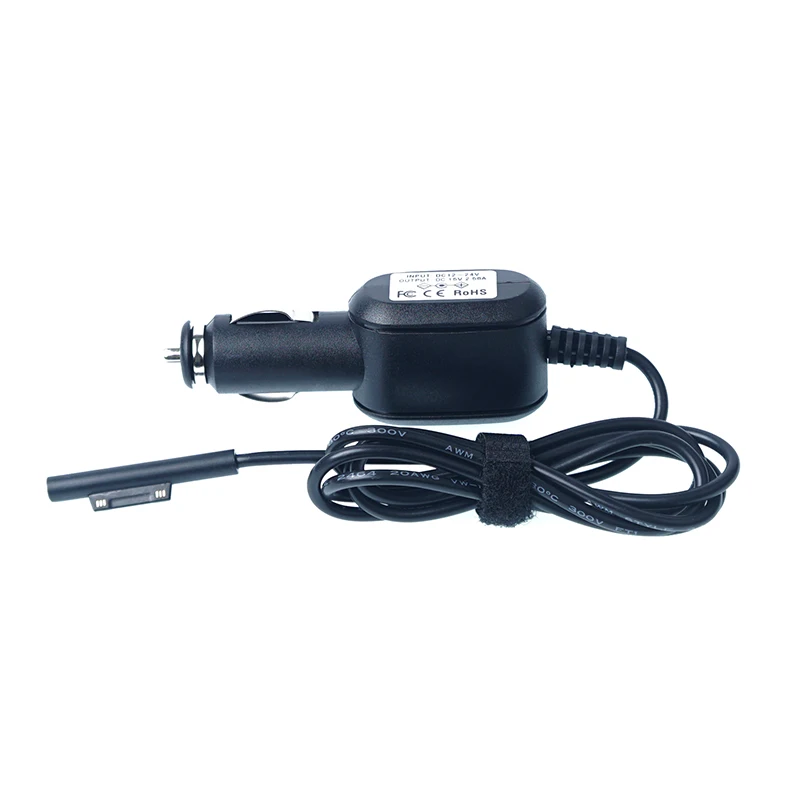 For Microsoft Surface Pro 5/6 Charger Car Charger Power Supply Adapter for Surface 15V 2.58A
