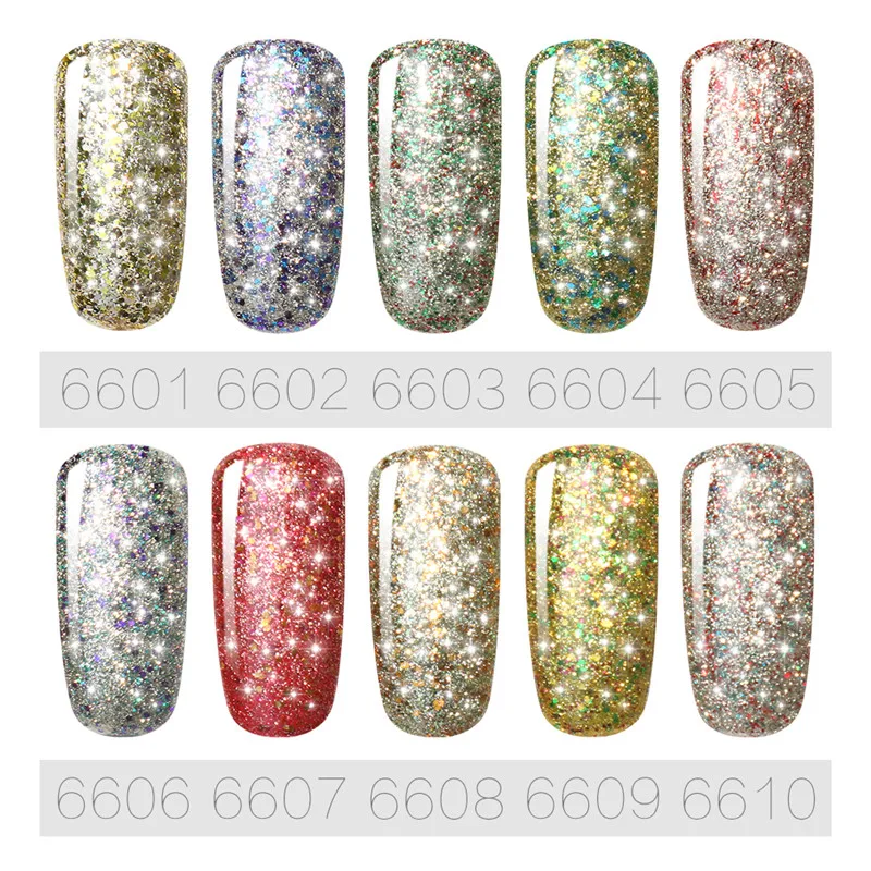 FairyGlo 10 мл Блестящий лак для ногтей Soak Off Semi Perment Nail Art Гибридный лак для стемпинга Эмаль Гель-лак Vernis Ongle