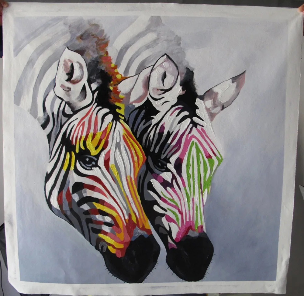 Online kopen wholesale zebra schilderijen uit china zebra ... Decoratie woonkamer afrika