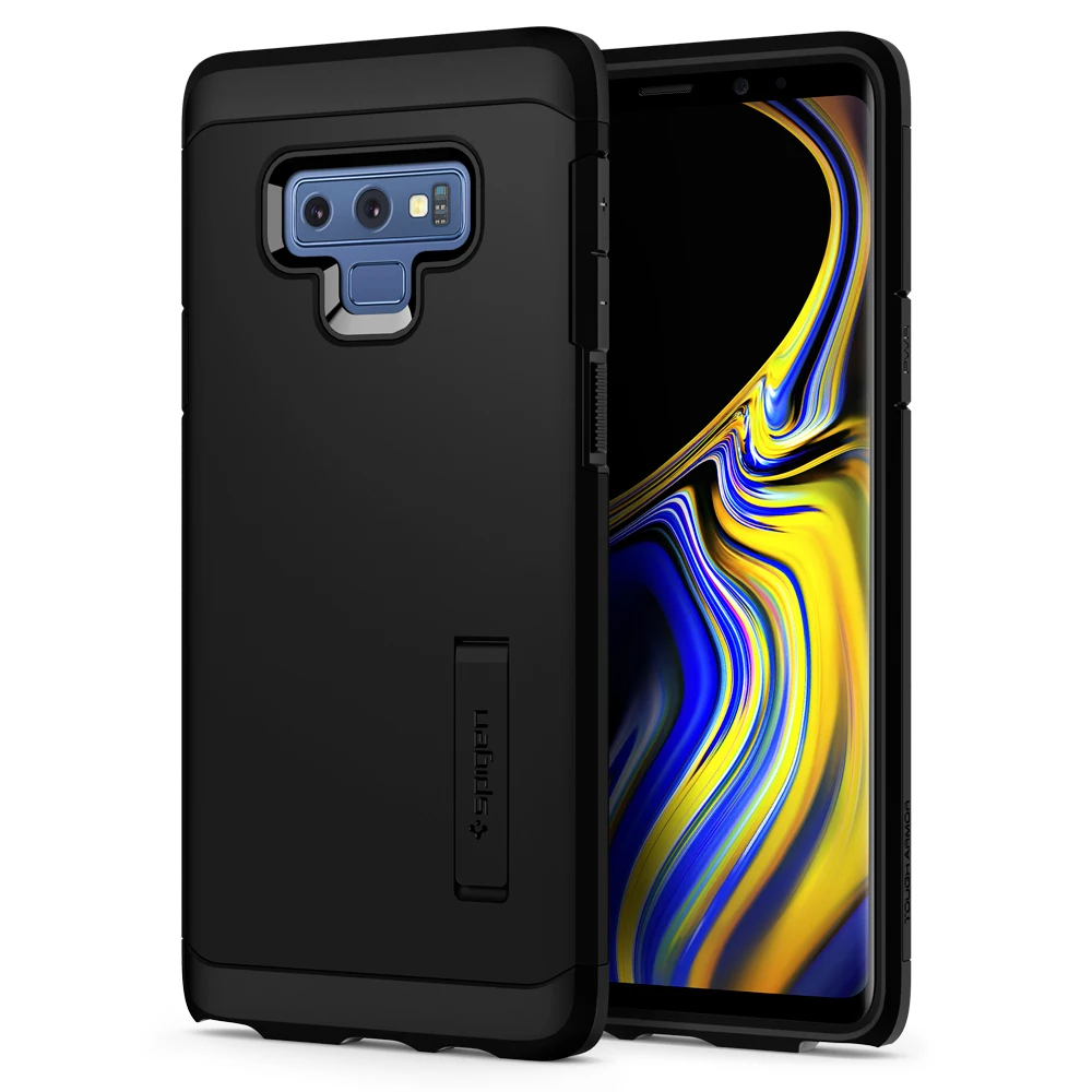 Оригинальные прочные защитные чехлы SPIGEN для samsung Galaxy Note 9 - Цвет: Black