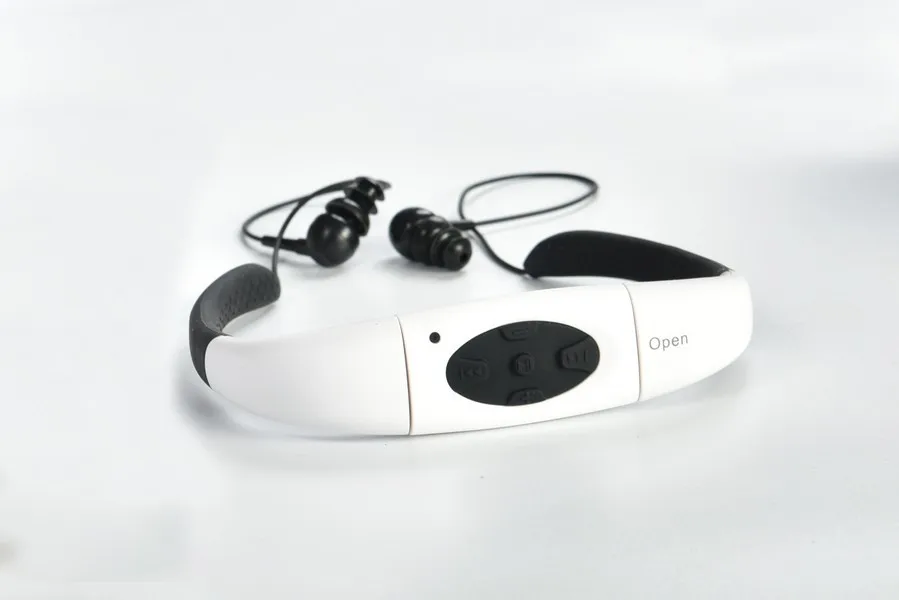Спортивная музыка 8 Гб памяти подводный mp3-плеер радио FM голова носить MP 3 плеера Дайвинг Плавание Серфинг Спорт Супер IPX8 водонепроницаемый