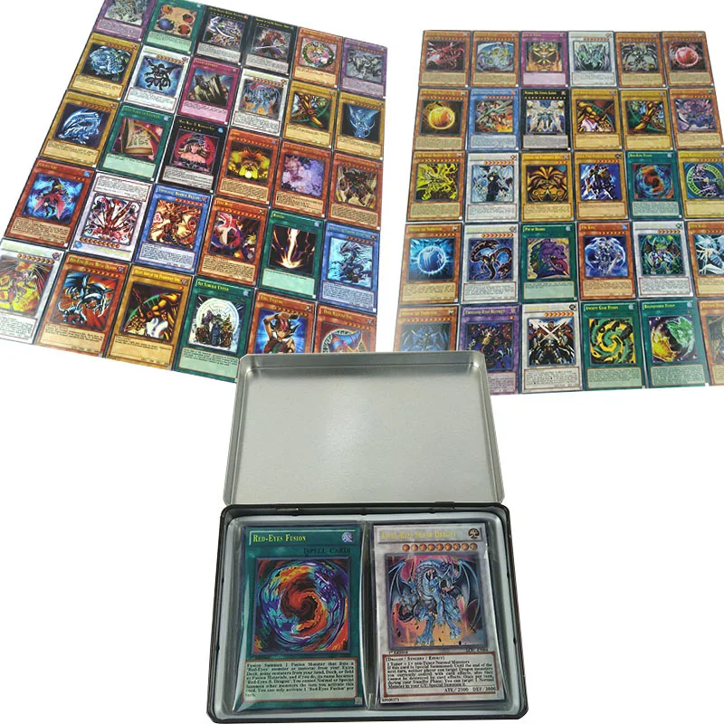 60 шт. Yugioh Редкие флэш-карты Yu Gi Oh игровые бумажные карты детские игрушки девочка мальчик коллекция Yu-Gi-Oh карты Рождественский подарок с коробкой