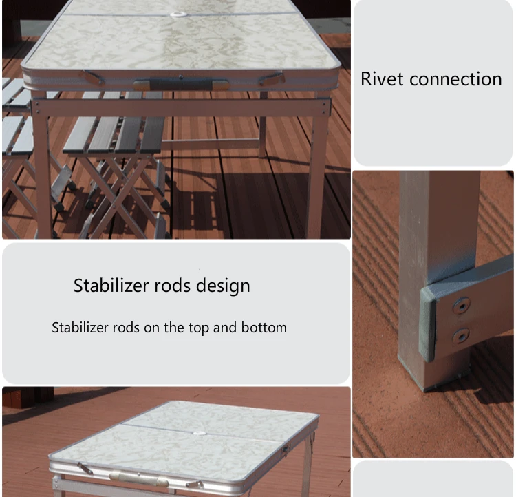 Портативный Открытый Стол Складной Многофункциональный светильник стол с табуретом Кемпинг обеденный стол бытовой простой набор стол и стул