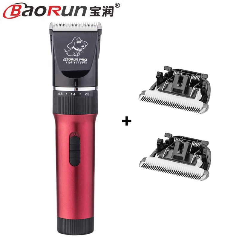 

BAORUN Professional Dog Hair Trimmer Low-noise Cat Grooming Clippers for Dog Rechargeable Hair Cutters Haircut Machine