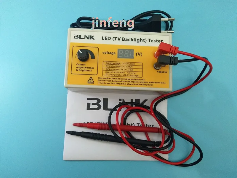 

0-230V Output LED TV Backlight Tester LED Strips Test Tool with Current and Voltage Display for All LED Application EU Plug
