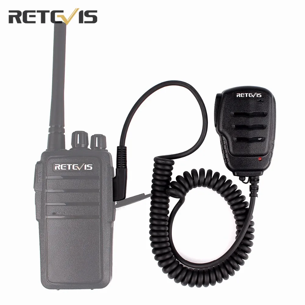 10 шт. Retevis RS 111 2PIN дистанционный динамик микрофон для Kenwood H777 RT21 RT5R Baofeng UV5R