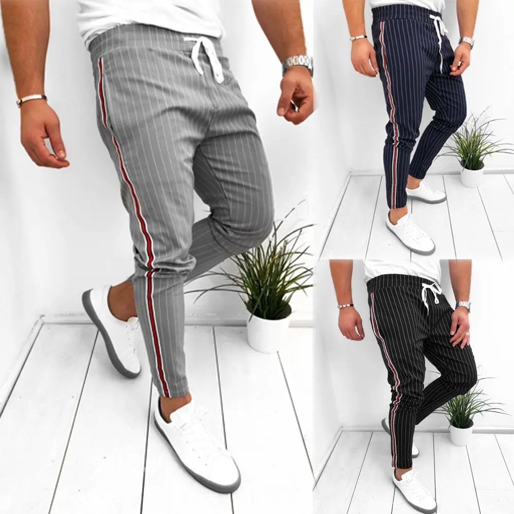 AU мужчины Slim Fit Jogger Спортивный Спортзал Бодибилдинг Беговые Спортивные брюки спортивные