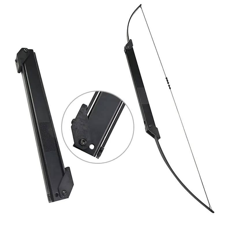 1pc 30-50lbs Archery Recurve Bow Straight Bow Portable Fold Bow Teens Shot Training Bow Outdoor Sport Accessories