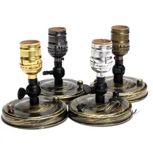 Скандинавские промышленные винтажные Ретро лампы Эдисона держатель подвесной светильник лампа с винтовым гнездом E27 для потолочного светильника настенный светильник