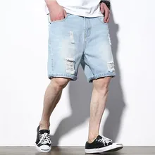 Летняя мода высокого качества Повседневная мода Мужская Плюс Размер M-4XL карман повседневный узкий Короткий Пот брюки джинсы, брюки, штаны