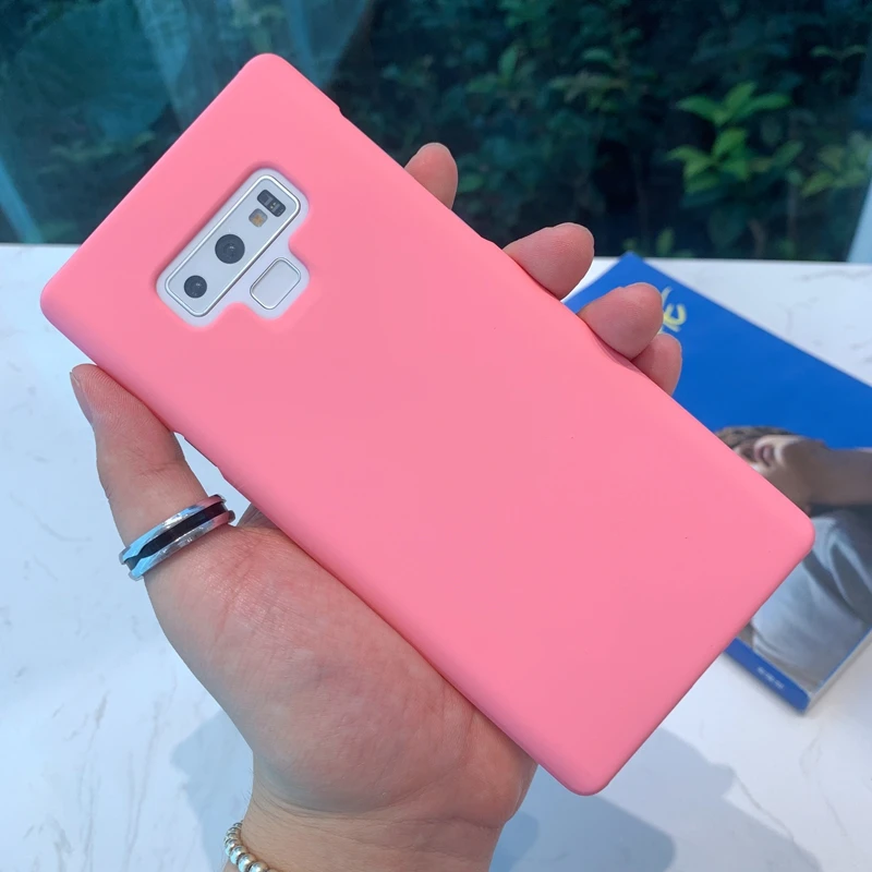 Чехол для Samsung Galaxy S8 S9 S10 S10e S20 Ultra Note 8 9 10 Plus A01 A11 A21s A31 A41 M21 M31 цветной Матовый Жесткий