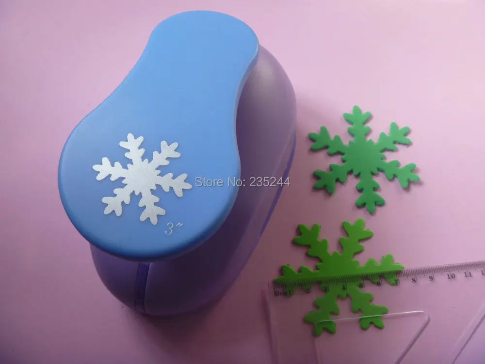 3 дюйма(около 7,4 см) снежинка дизайн eva пенопластовый Дырокол бумага для скрапбукинга дырокол для рукоделия