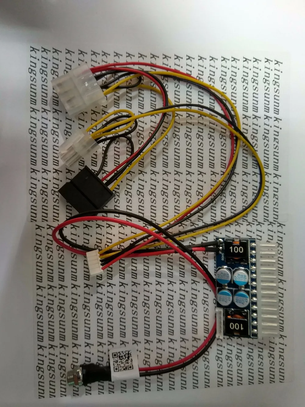 Новый PCI E 6 контактный вход Φ 24pin модульный переключатель Pico PSU автомобильный мини