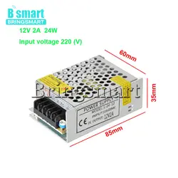 DC импульсный источник питания AC 110 В 220 В до 12 В 24 в ток 1A 2A 3A 3.2A 8.5A 20A мощность 24-500 Вт для Светодиодные полосы света трансформатор