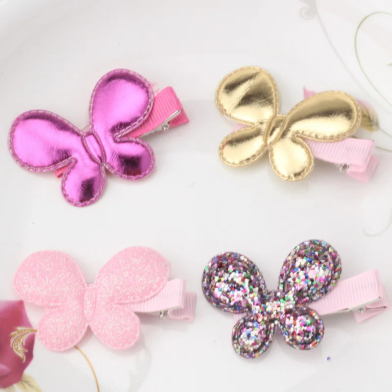 

Cute Baby Children Hair Accessories Hairpins Hair clip Shiny Leather Star Heart Butterfly Kids Girls Barrette Lovely Headwear